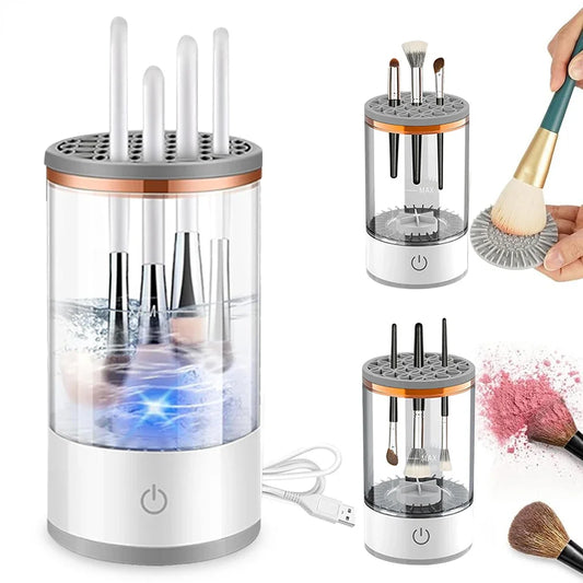 BrushGleam™ — Limpiador de brochas eléctrico mágico